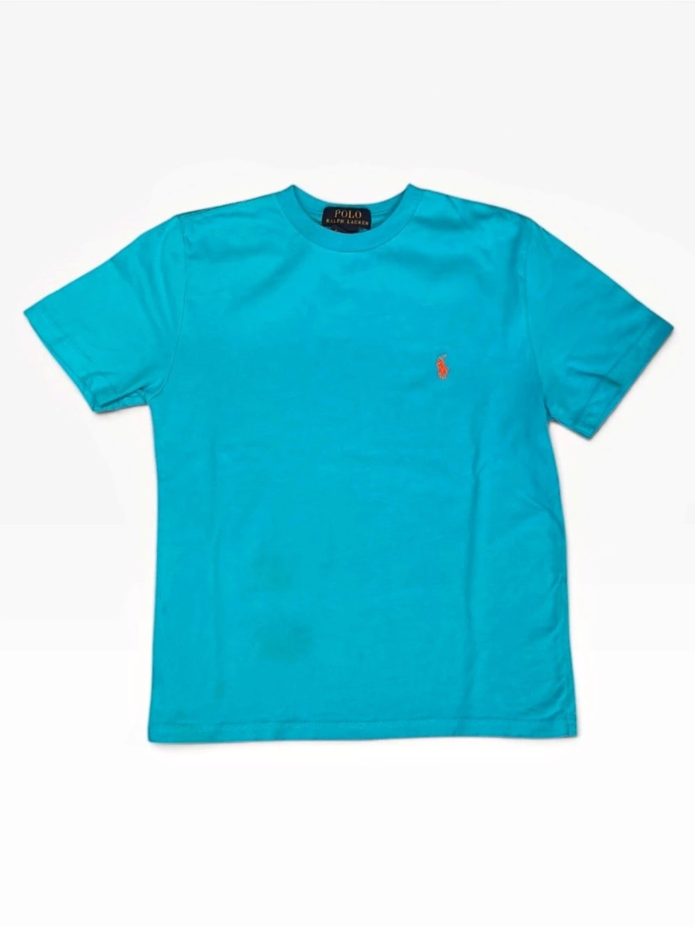 Polo Ralph Lauren Boys Short Sleeve Cotton Crewneck Tee Blue Small